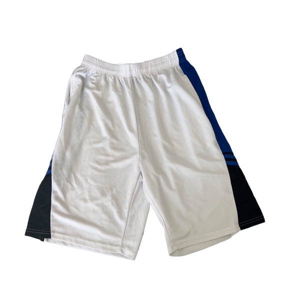 Lot Of 2 Piece Of Conversion Shorts. Polyester. Size Large. Blue & White. Pocket - Picture 2 of 8